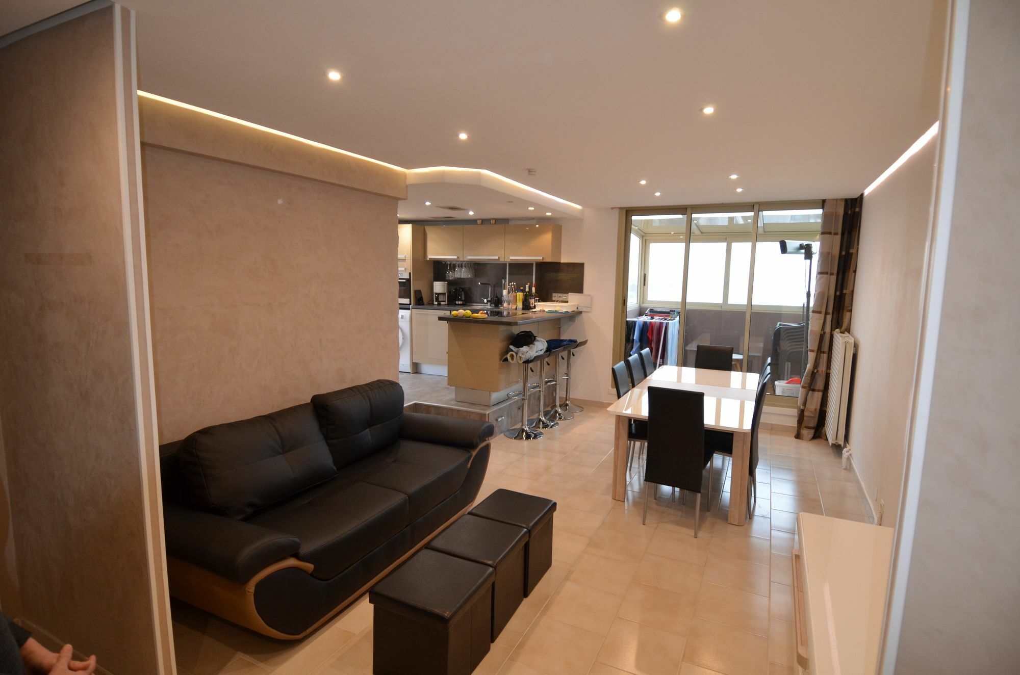 Appartement Rooftop 8 Personnes Grande Terrasse Avec Parking Quartier Aeroport Nice Exteriör bild