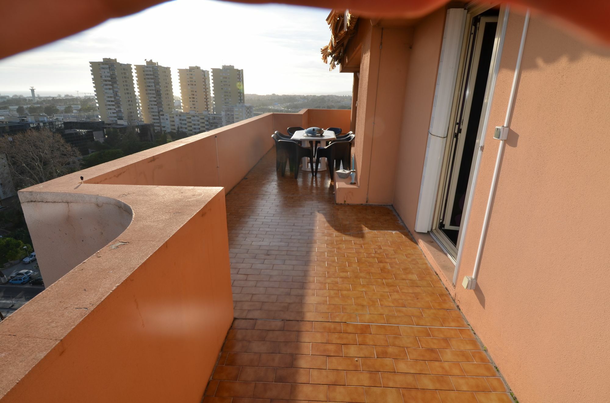 Appartement Rooftop 8 Personnes Grande Terrasse Avec Parking Quartier Aeroport Nice Exteriör bild